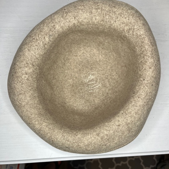 Geo W Bollman & Co Doeskin Women's Bowler Hat Felted Wool Ribbon - Picture 10 of 11